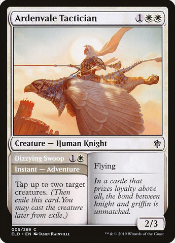 Ardenvale Tactician // Dizzying Swoop [Throne of Eldraine] Magic: The Gathering