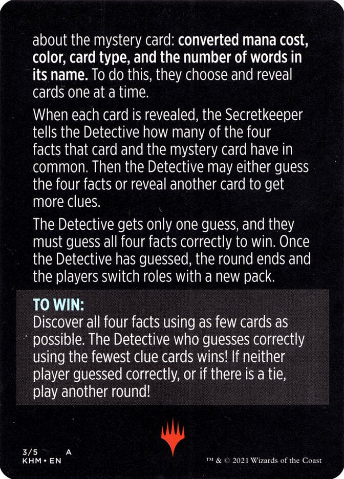 Booster Sleuth (Magic Minigame) [Kaldheim Minigame] Magic: The Gathering
