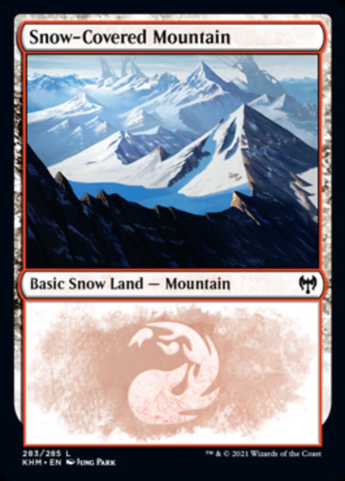 Snow-Covered Mountain (283) [Kaldheim] Magic: The Gathering