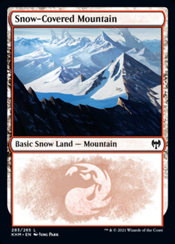 Snow-Covered Mountain (283) [Kaldheim] Magic: The Gathering