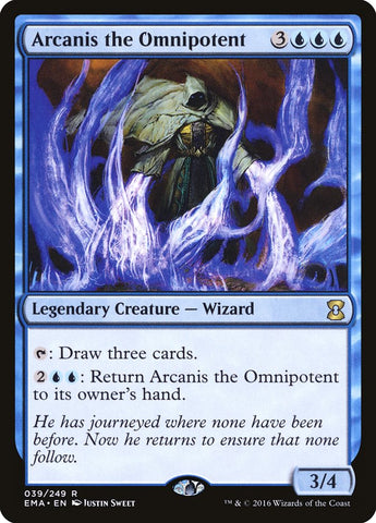 Arcanis the Omnipotent [Eternal Masters] Magic: The Gathering