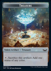 Treasure (013) // Citizen Double-Sided Token [Streets of New Capenna Tokens] Magic: The Gathering