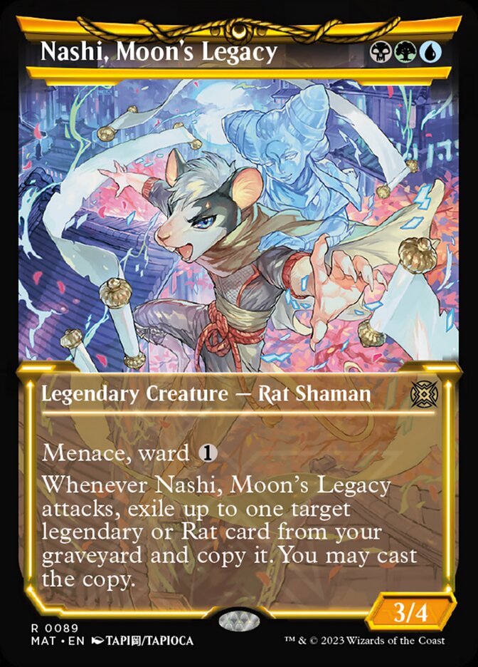 Nashi, Moon's Legacy (Showcase) [March of the Machine: The Aftermath] Magic: The Gathering