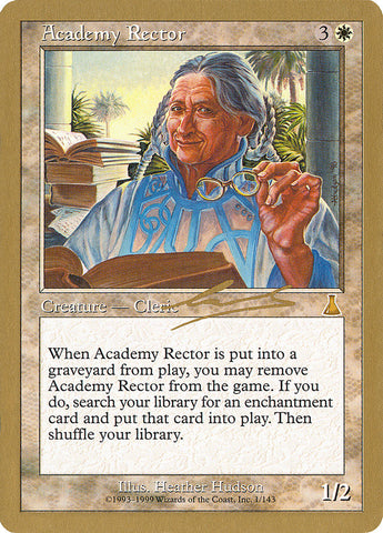 Academy Rector (Nicolas Labarre) [World Championship Decks 2000] Magic: The Gathering