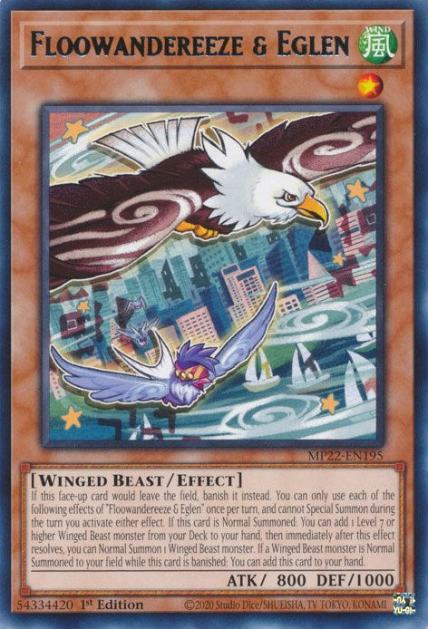 Floowandereeze & Eglen [MP22-EN195] Rare Yu-Gi-Oh!