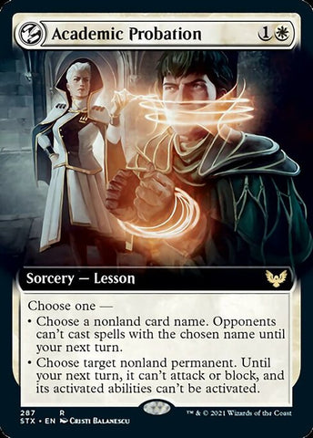 Academic Probation (Extended Art) [Strixhaven: School of Mages] Magic: The Gathering