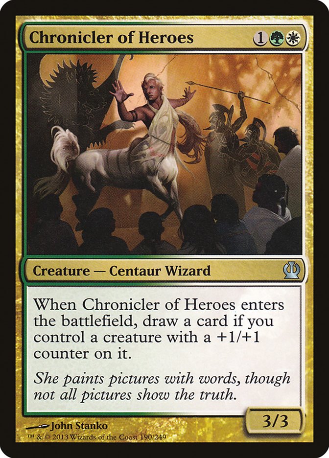 Chronicler of Heroes [Theros] Magic: The Gathering