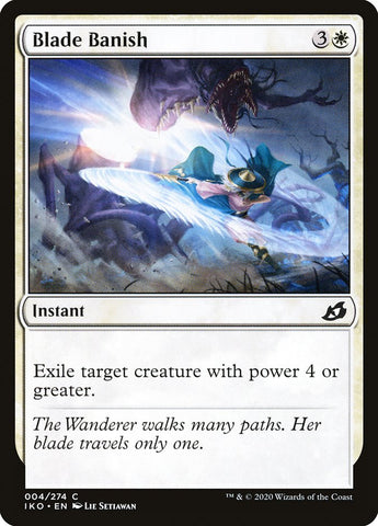 Blade Banish [Ikoria: Lair of Behemoths] Magic: The Gathering