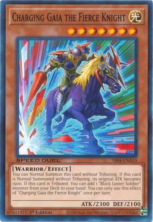 Charging Gaia the Fierce Knight [SS04-ENA10] Common Yu-Gi-Oh!