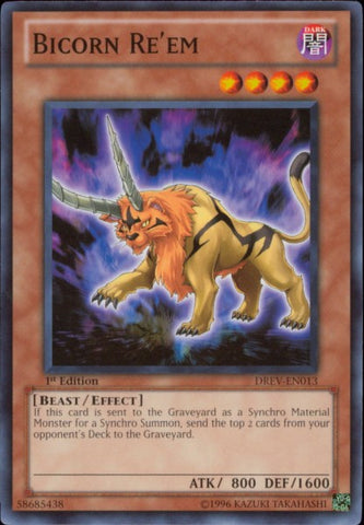 Bicorn Re'em [DREV-EN013] Common Yu-Gi-Oh!