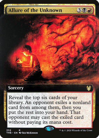Allure of the Unknown (Extended Art) [Theros Beyond Death] Magic: The Gathering