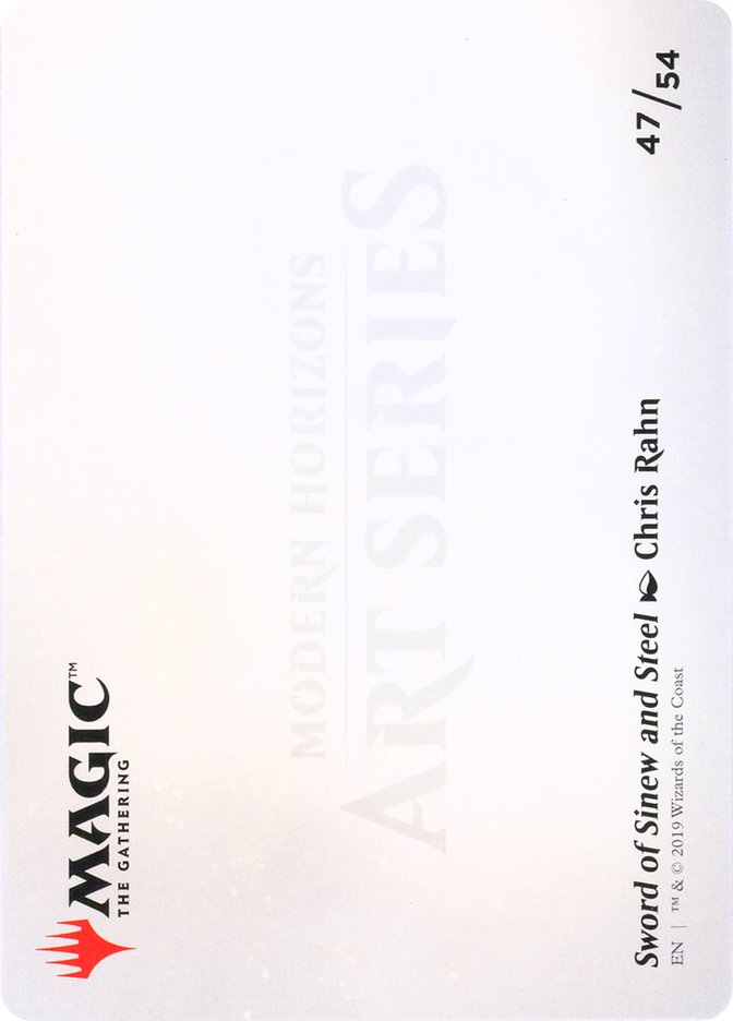 Sword of Sinew and Steel // Sword of Sinew and Steel [Modern Horizons Art Series] Magic: The Gathering