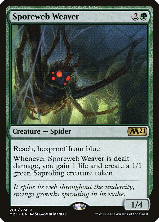 Sporeweb Weaver [Core Set 2021] Magic: The Gathering