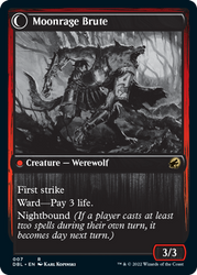 Brutal Cathar // Moonrage Brute [Innistrad: Double Feature] Magic: The Gathering