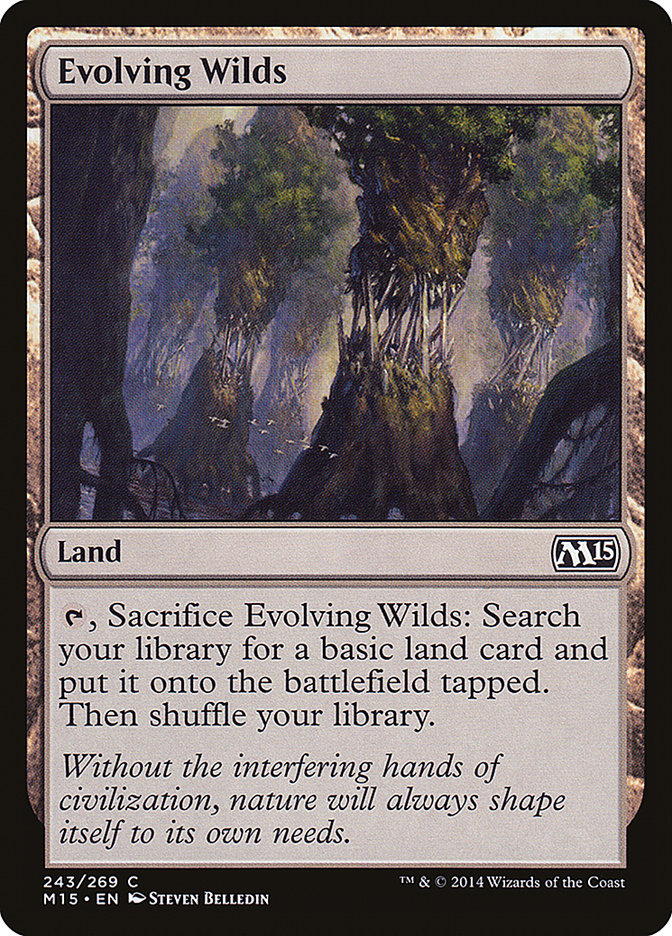 Evolving Wilds [Magic 2015] Magic: The Gathering