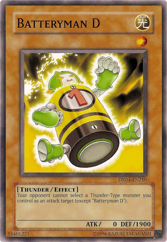 Batteryman D [DR04-EN210] Common Yu-Gi-Oh!