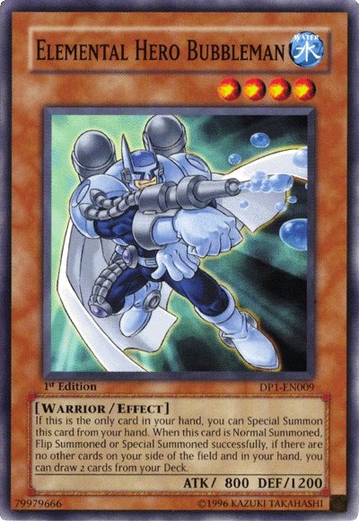 Elemental Hero Bubbleman [DP1-EN009] Common Yu-Gi-Oh!