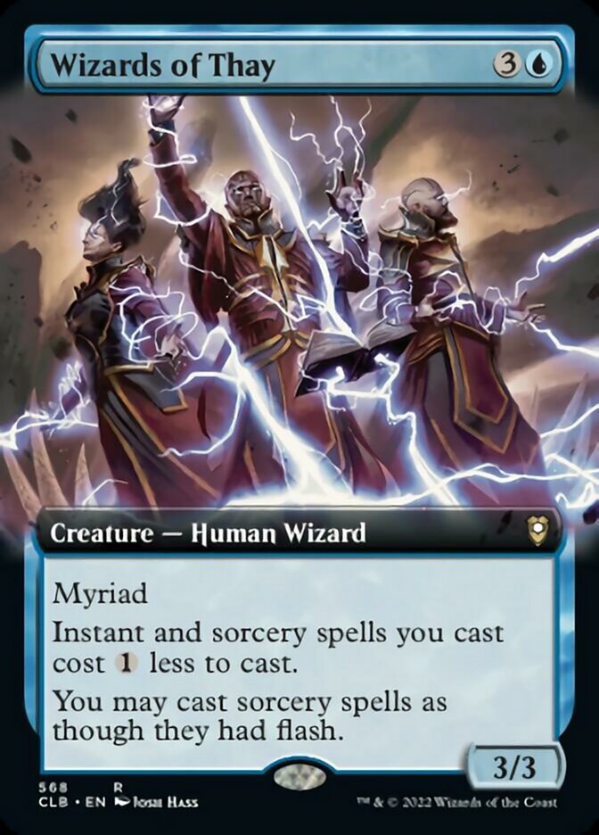 Wizards of Thay (Extended Art) [Commander Legends: Battle for Baldur's Gate] Magic: The Gathering