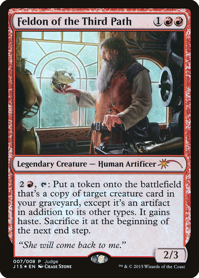 Feldon of the Third Path [Judge Gift Cards 2015] Magic: The Gathering