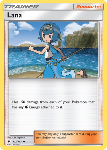 Lana (117/147) [Sun & Moon: Burning Shadows] Pokémon