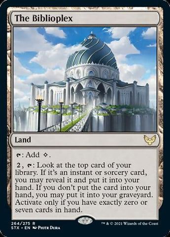 The Biblioplex [Strixhaven: School of Mages] Magic: The Gathering