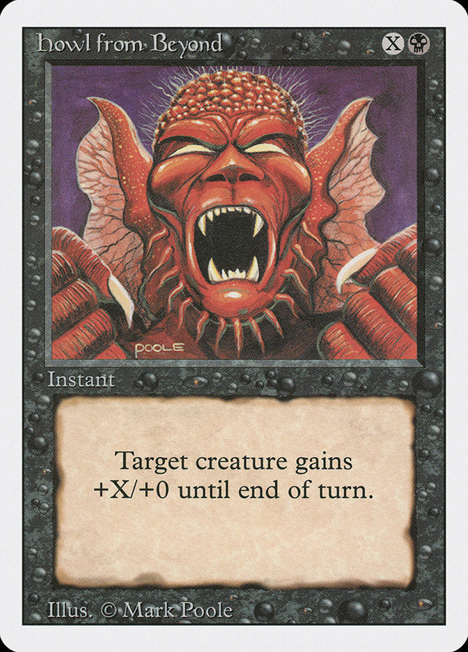 Howl from Beyond [Revised Edition] Magic: The Gathering