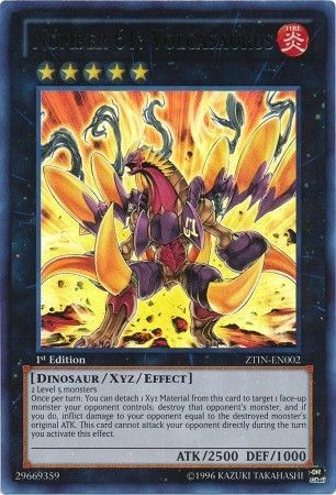 Number 61: Volcasaurus [ZTIN-EN002] Ultra Rare Yu-Gi-Oh!