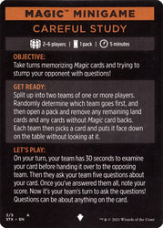 Careful Study (Magic Minigame) [Strixhaven: School of Mages Minigame] Magic: The Gathering