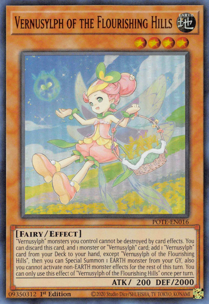 Vernusylph of the Flourishing Hills [POTE-EN016] Ultra Rare Yu-Gi-Oh!