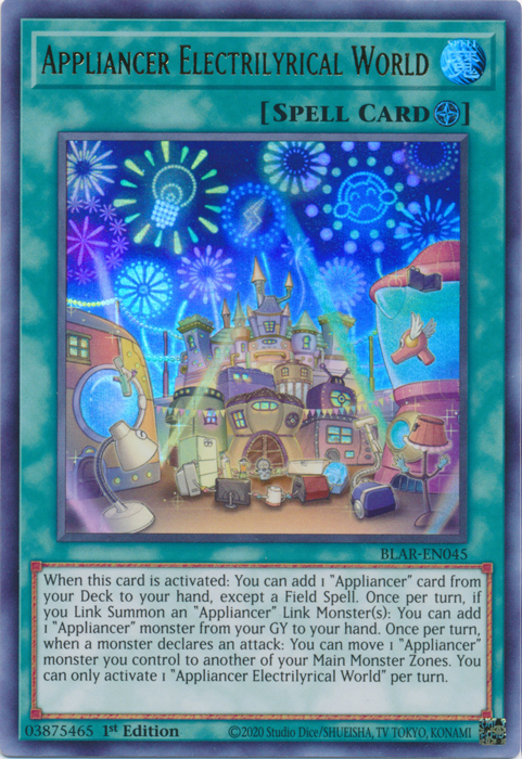 Appliancer Electrilyrical World [BLAR-EN045] Ultra Rare Yu-Gi-Oh!