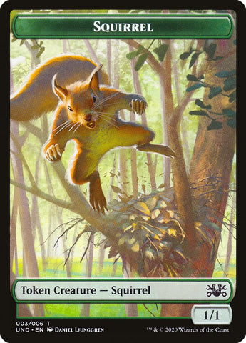 Beeble // Squirrel Double-Sided Token [Unsanctioned Tokens] Magic: The Gathering