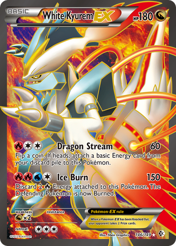 White Kyurem EX (146/149) [Black & White: Boundaries Crossed] Pokémon