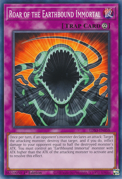 Roar of the Earthbound Immortal [LDS3-EN058] Common Yu-Gi-Oh!
