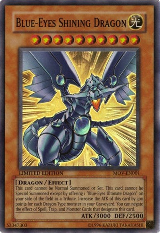 Blue-Eyes Shining Dragon [MOV-EN001] Super Rare Yu-Gi-Oh!