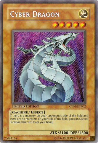Cyber Dragon [CT03-EN002] Secret Rare Yu-Gi-Oh!