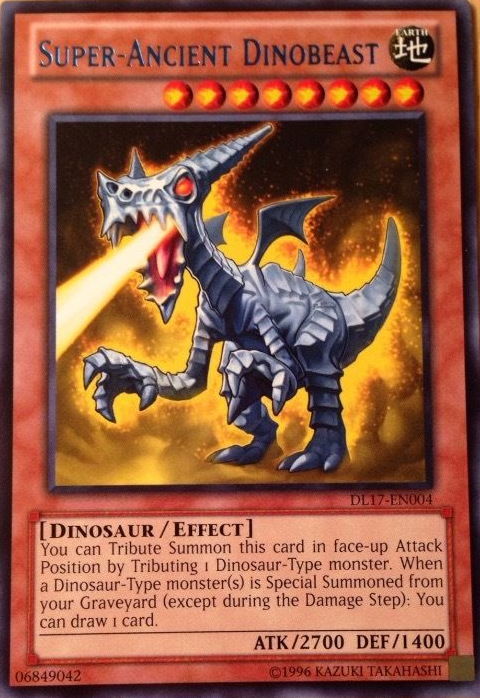 Super-Ancient Dinobeast (Blue) [DL17-EN004] Rare Yu-Gi-Oh!