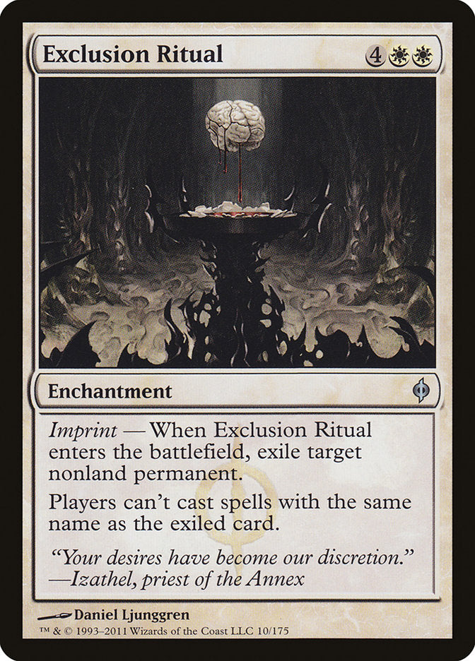 Exclusion Ritual [New Phyrexia] Magic: The Gathering