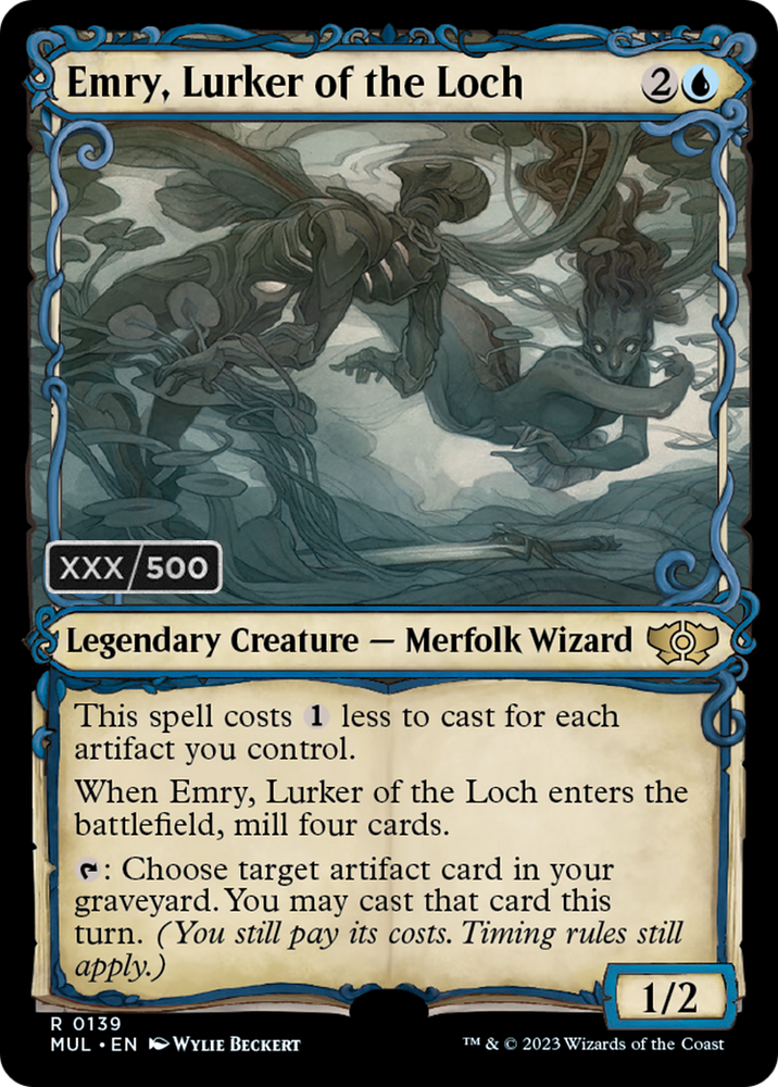 Emry, Lurker of the Loch (Serialized) [Multiverse Legends] Magic: The Gathering