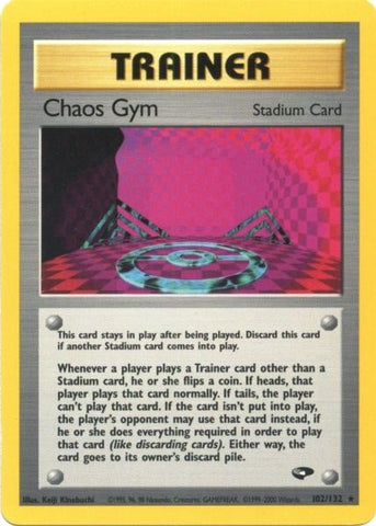 Chaos Gym (102/132) [Gym Challenge Unlimited] Pokémon