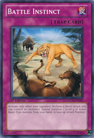 Battle Instinct [DREV-EN064] Common Yu-Gi-Oh!