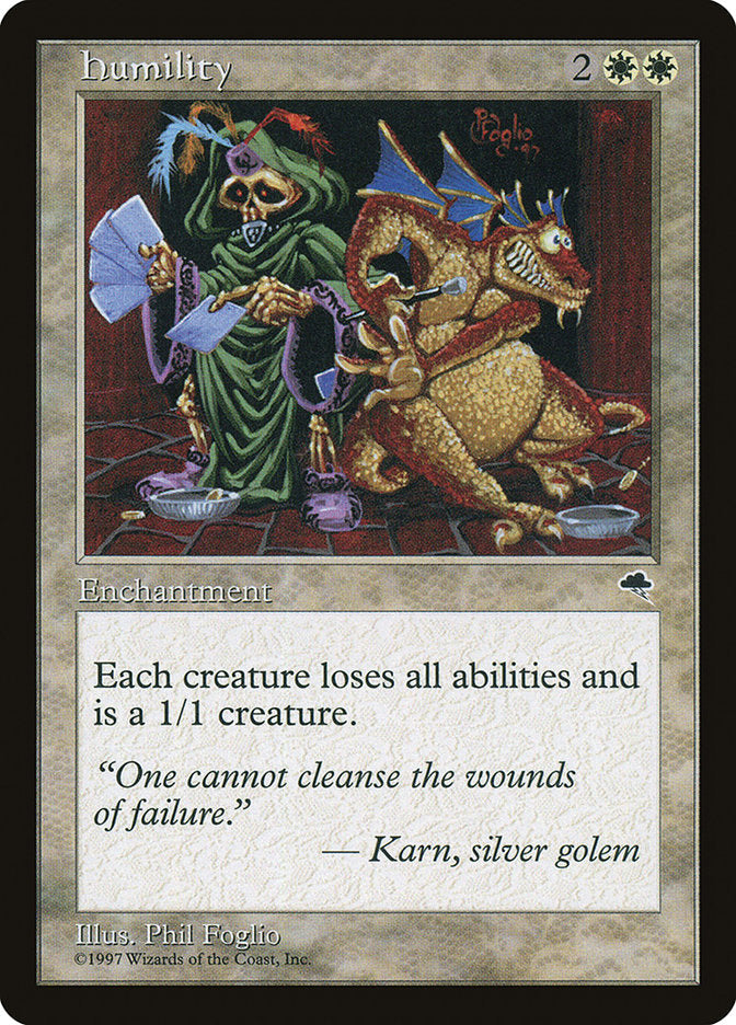 Humility [Tempest] Magic: The Gathering
