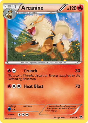 Arcanine (13/99) [Black & White: Next Destinies] Pokémon