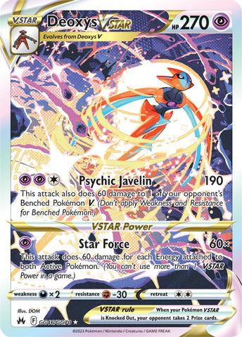 Deoxys VSTAR (GG46/GG70) [Sword & Shield: Crown Zenith] Pokémon