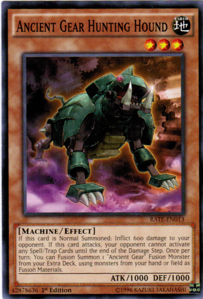 Ancient Gear Hunting Hound [RATE-EN013] Common Yu-Gi-Oh!