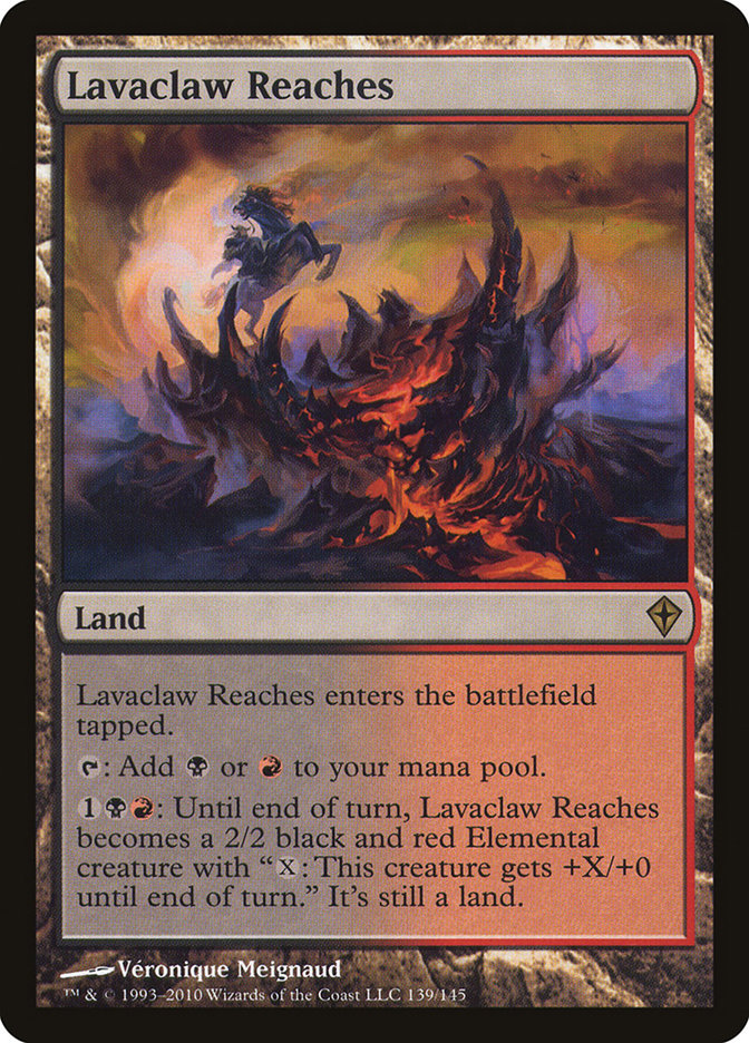 Lavaclaw Reaches [Worldwake] Magic: The Gathering