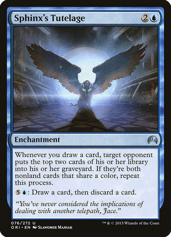 Sphinx's Tutelage [Magic Origins] Magic: The Gathering