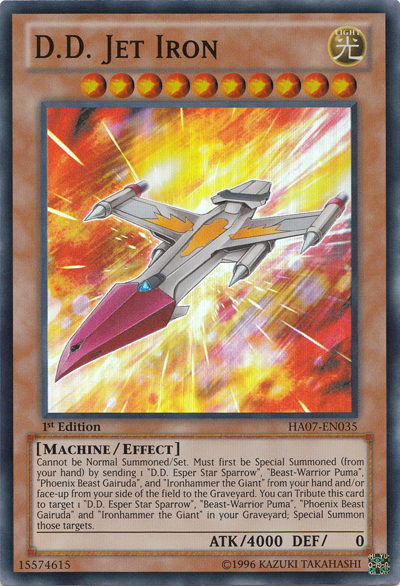 D.D. Jet Iron [HA07-EN035] Super Rare Yu-Gi-Oh!