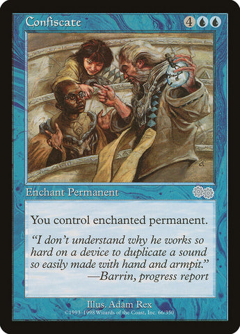 Confiscate [Urza's Saga] Magic: The Gathering