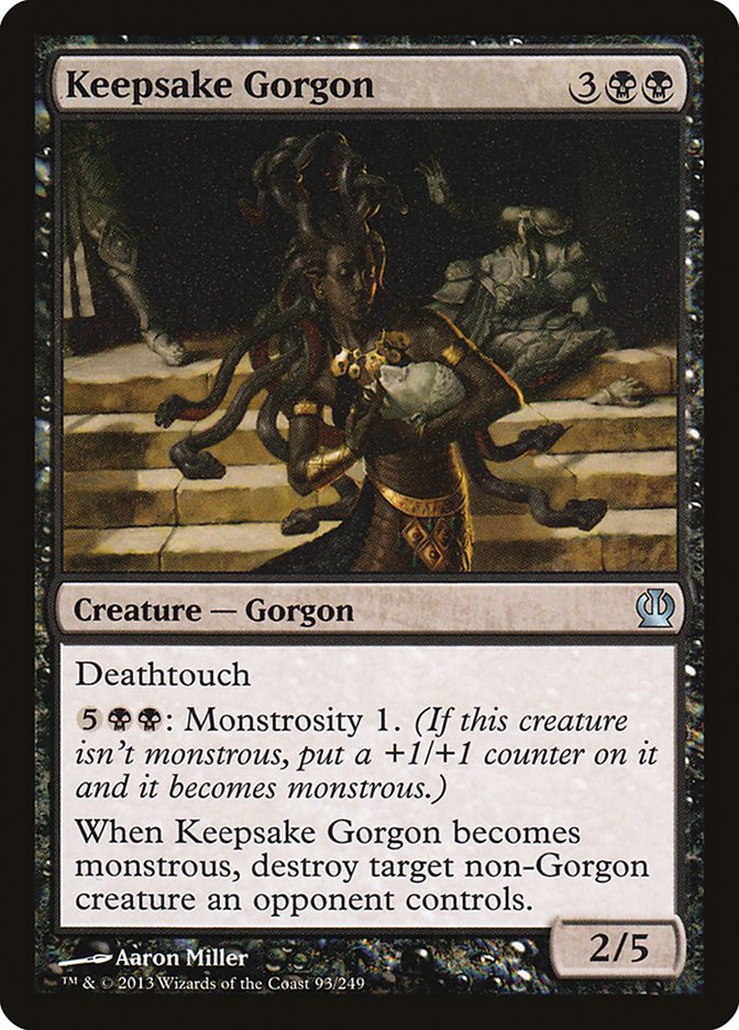 Keepsake Gorgon [Theros] Magic: The Gathering