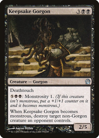 Keepsake Gorgon [Theros] Magic: The Gathering